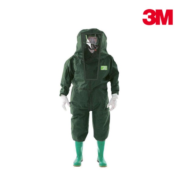 3M 내화학 보호복 산소통 착용+비상대응  / Apollo - 3,4형식